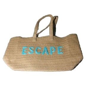 Paper Straw Tote - Escape